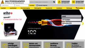 What Pferdekaemper.de website looked like in 2019 (4 years ago)