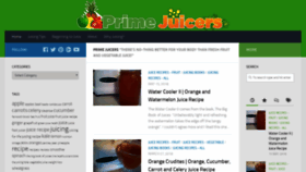 What Primejuicers.com website looked like in 2019 (4 years ago)