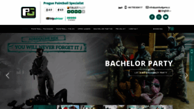 What Paintballgame.cz website looked like in 2019 (4 years ago)