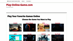 What Play-online-game.com website looked like in 2019 (4 years ago)