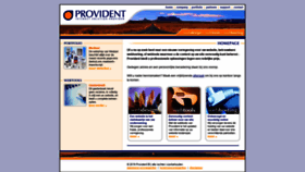 What Provident.nl website looked like in 2019 (4 years ago)