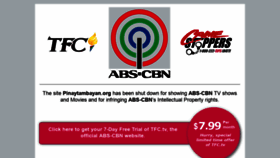 What Pinaytambayan.org website looked like in 2019 (4 years ago)