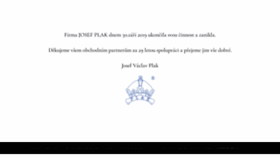What Plak.cz website looked like in 2019 (5 years ago)