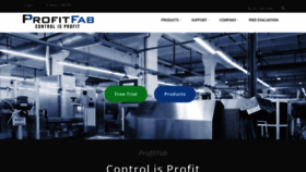 What Profitfab.com website looked like in 2019 (4 years ago)