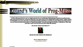 What Prog-rock.info website looked like in 2019 (4 years ago)