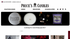 What Prices-candles.co.uk website looked like in 2019 (4 years ago)