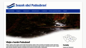 What Podoubravi.cz website looked like in 2019 (4 years ago)