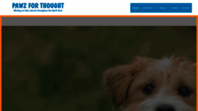 What Pawzforthought.org website looked like in 2019 (4 years ago)