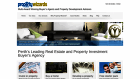What Propertywizards.com.au website looked like in 2019 (4 years ago)