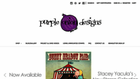 What Purpleoniondesigns.com website looked like in 2019 (4 years ago)