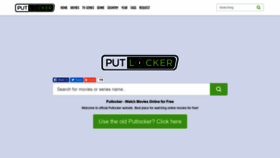 What Putlocker.one website looked like in 2019 (4 years ago)