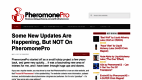 What Pheromonepro.com website looked like in 2019 (4 years ago)