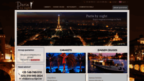 What Paris-by-night.net website looked like in 2019 (4 years ago)