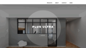 What Plusultra-studio.com website looked like in 2019 (4 years ago)