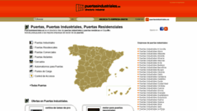 What Puertasindustriales.es website looked like in 2019 (4 years ago)