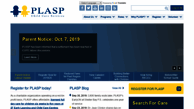 What Plasp.com website looked like in 2019 (4 years ago)