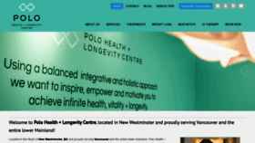What Polohealth.com website looked like in 2019 (4 years ago)