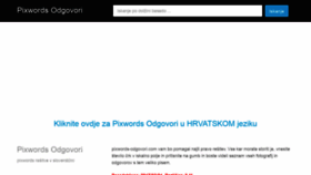 What Pixwords-odgovori.com website looked like in 2019 (4 years ago)