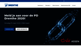 What Promotiedagendrenthe.nl website looked like in 2019 (4 years ago)
