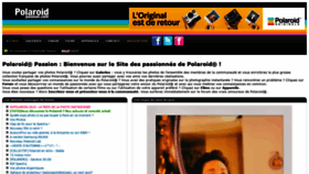What Polaroid-passion.com website looked like in 2019 (4 years ago)