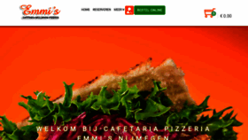 What Pizzeriaemmis.nl website looked like in 2019 (4 years ago)