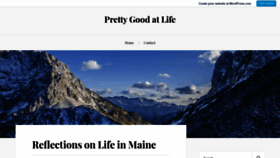 What Prettygoodatlife.com website looked like in 2019 (4 years ago)