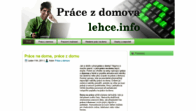 What Pracezdomova.lehce.info website looked like in 2019 (4 years ago)