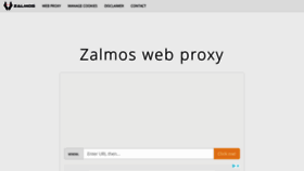 What Proxy.zalmos.com website looked like in 2019 (4 years ago)