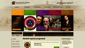 What Prokultura.hu website looked like in 2019 (4 years ago)