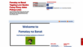 What Pamataynabanat.blogspot.com website looked like in 2019 (4 years ago)
