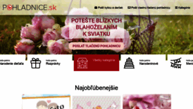 What Pohladnice.sk website looked like in 2019 (4 years ago)