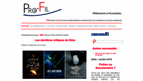 What Pro-fil-online.fr website looked like in 2019 (4 years ago)
