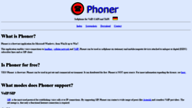 What Phoner.de website looked like in 2019 (4 years ago)
