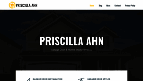 What Priscillaahn.com website looked like in 2019 (4 years ago)