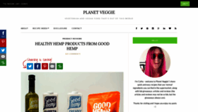 What Planetveggie.co.uk website looked like in 2019 (4 years ago)