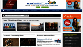 What Playacommunity.com website looked like in 2019 (4 years ago)
