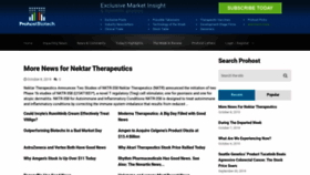 What Prohostbiotech.com website looked like in 2019 (4 years ago)