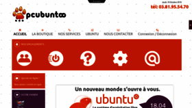 What Pcubuntoo.fr website looked like in 2019 (4 years ago)