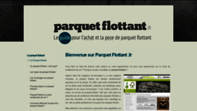 What Parquetflottant.fr website looked like in 2019 (4 years ago)
