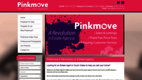 What Pinkmove.co.uk website looked like in 2019 (4 years ago)