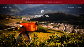 What Provins.ch website looked like in 2019 (4 years ago)