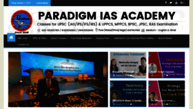 What Paradigmiasacademy.in website looked like in 2019 (4 years ago)