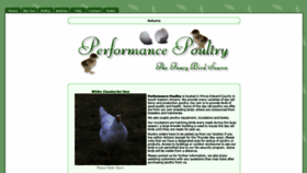 What Performancepoultry.com website looked like in 2019 (4 years ago)