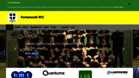 What Portsmouthrugbyclub.co.uk website looked like in 2019 (4 years ago)