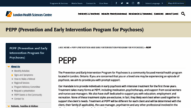 What Pepp.ca website looked like in 2019 (4 years ago)