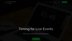 What Presentationtimer.co.uk website looked like in 2019 (4 years ago)