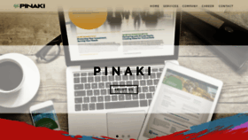 What Pinakitech.com website looked like in 2019 (4 years ago)