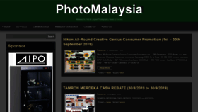 What Photomalaysia.com website looked like in 2019 (4 years ago)