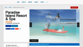 What Paradiseislandmaldives.net website looked like in 2019 (4 years ago)