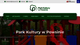 What Parkpowsin.pl website looked like in 2019 (4 years ago)